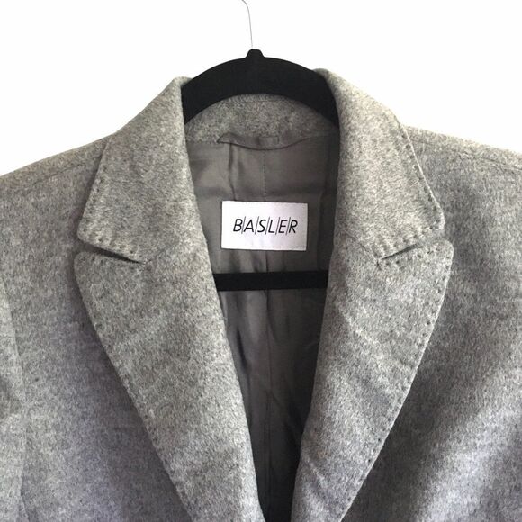 BASLER Wool Angora Blazer Grey 8 - Picture 2 of 6